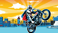 Evel Knievel - 一款摩托赛车类型的游戏