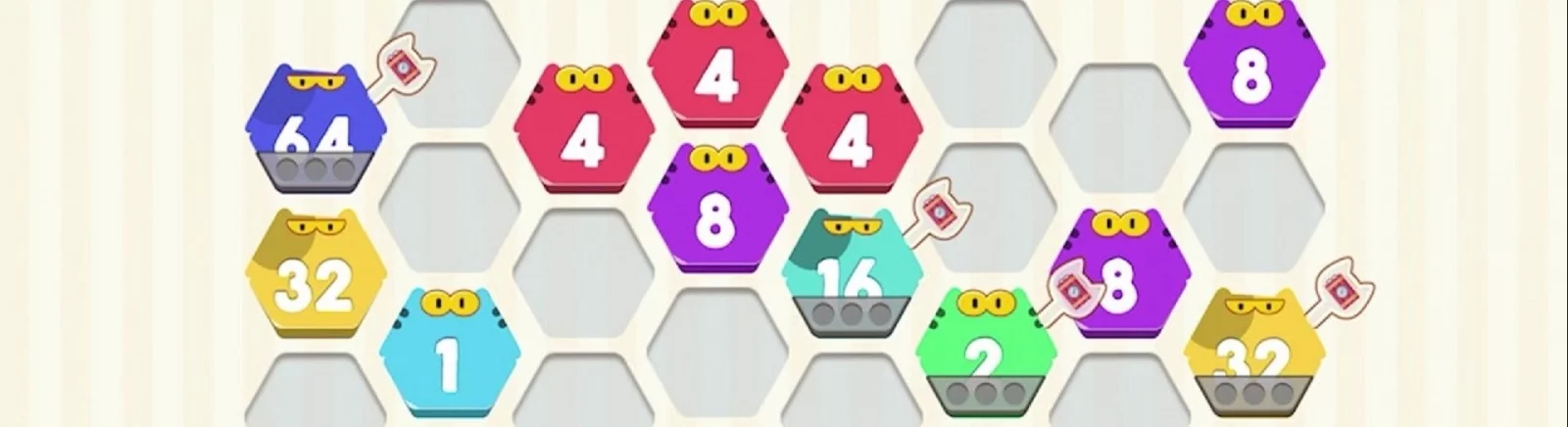 适合DOS的最佳游戏[platform]，类似于Cat Cell Connect - Merge Number Hexa Blocks